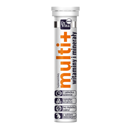 Multiwitamina 20 tabletek musujących