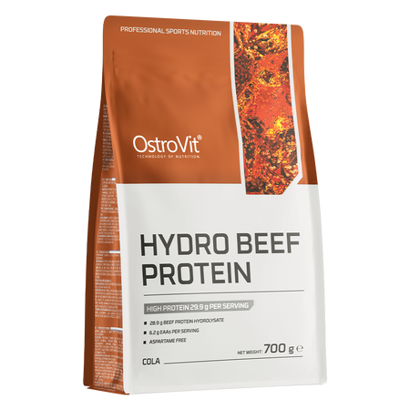 OstroVit Hydro Beef Protein odżywka białkowa 700 g smak cola