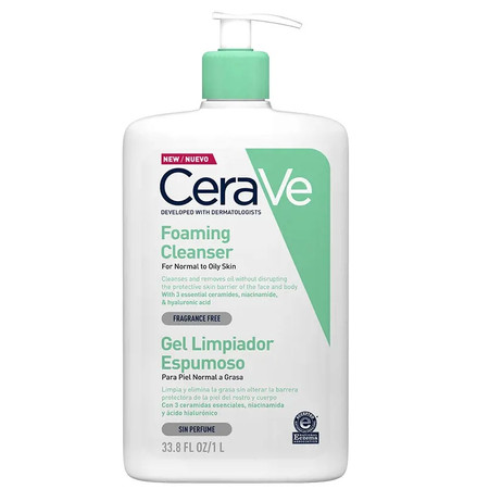 CeraVe - Oczyszczający żel do mycia dla skóry normalnej i tłustej 1000ml