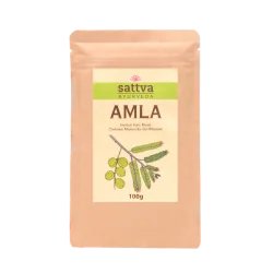 Sattva - Maseczka ziołowa do włosów Amla 100g