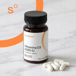 Sundose WITAMINA D3 4000 IU - 60 szt.