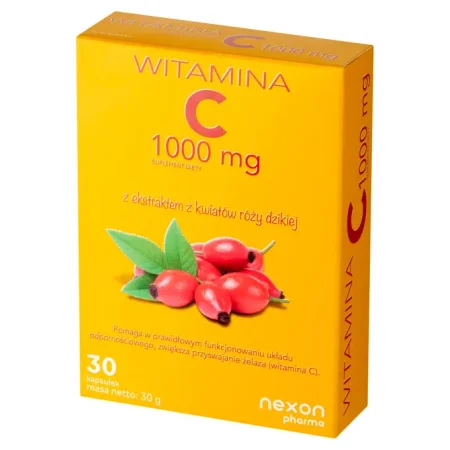 Nexon Pharma Witamina C 1000 mg, 30 kaps