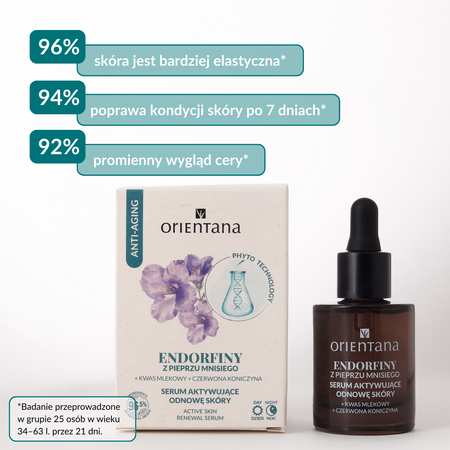 Orientana Phyto Technology Serum Aktywujące Odnowę Skóry Endorfiny 30ml