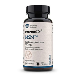 Pharmovit MSM Siarka Organiczna 750 mg - 120 tabl.