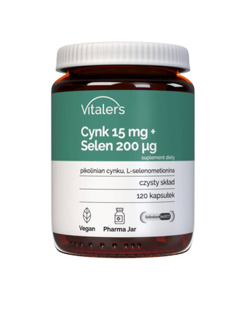 Vitaler's Cynk + Selen organiczny 120 kaps.