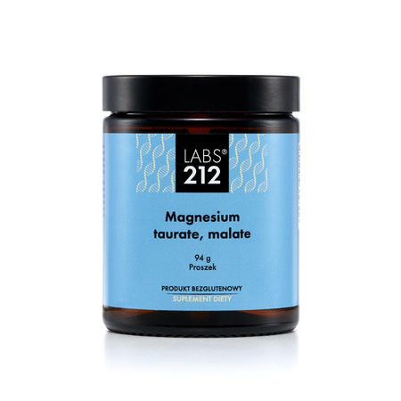 Labs212 Magnesium Taurate, Malate - Taurynian i Jabłczan magnezu 72 g