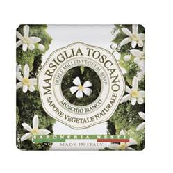 Marsiglia Toscano Muschio Bianco naturalne mydło toaletowe 200g
