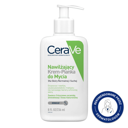 CeraVe nawilżający krem-pianka do mycia 236 ml