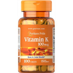Puritan's Pride Witamina K 100mg 100 tabl.