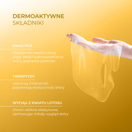 L'biotica Hydrożelowa maska do twarzy z Witaminą C 1 szt.