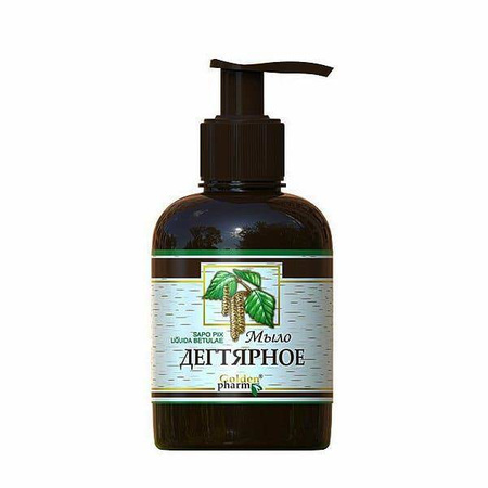 GOLDEN PHARM Mydło dziegciowe w płynie 270ml