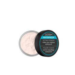 Gosh wodoodporny puder utrwalający Transparent 7g