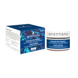 Orientana, Naturalny peeling do twarzy, algi filipińskie i zielona herbata, 50 g - KRÓTKA DATA 31.10.2025