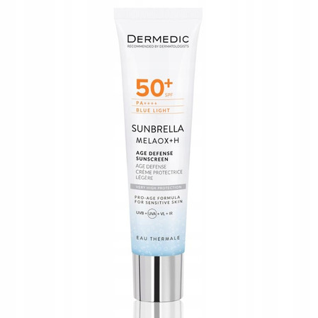 Dermedic Sunbrella lekki krem ochronny Age Defense SPF 50+ 40 ml