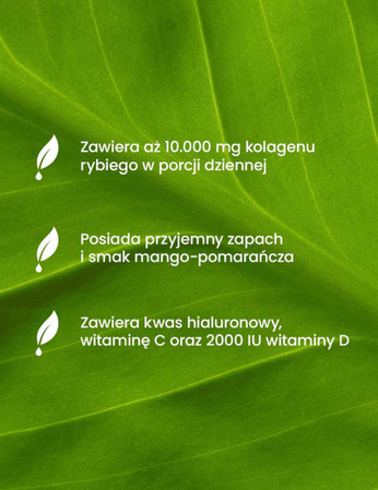 Essensey Kolagen Rybi Premium 10 000mg - 321g smak mango - pomarańcza