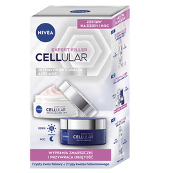 Cellular Expert Filler zestaw przeciwzmarszczkowy krem na dzień 50ml + przeciwzmarszczkowy krem na noc 50ml