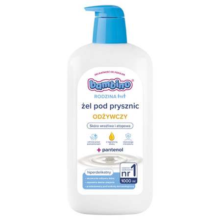 Rodzina odżywczy żel pod prysznic 1000ml