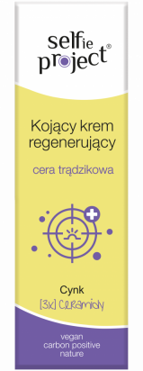 Selfie Project, Kojący Krem Regenerujący, 50 ml