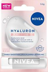 NIVEA Hyaluron Lip Moisture Plus Nawilżający Balsam do ust - Sheer Rose 5.2g