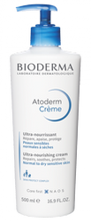 Bioderma − Atoderm Crème, krem ultranawilżający − 500 ml