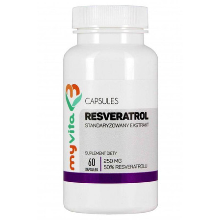 Myvita Resweratrol Standa. 50% 250 Mg 60 K
