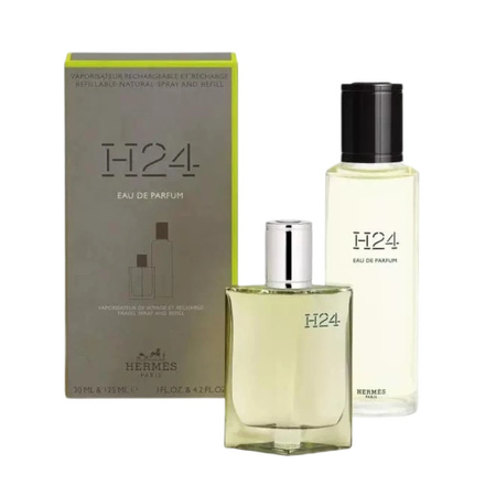 H24 zestaw woda perfumowana spray 30ml + woda perfumowana refill 125ml