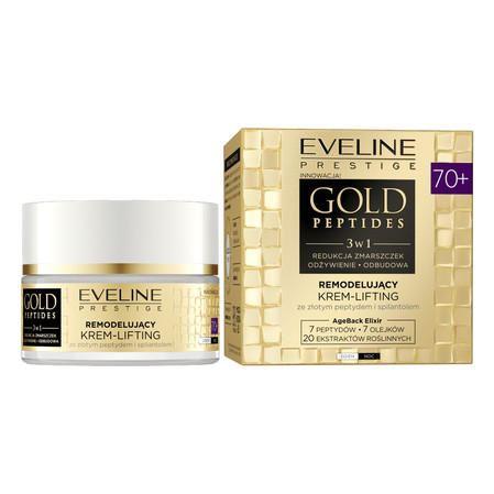 EVELINE GOLD PEPTIDES Krem remodelujący 70+ d/n