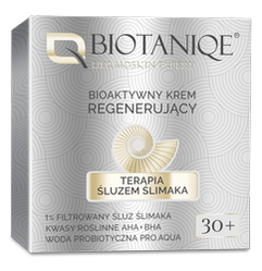 Biotaniqe, Terapia Śluzem Ślimaka, BioAktywny Krem Regenerujący 30+, 50 ml