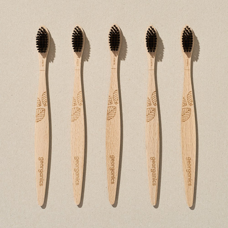 Georganics, Szczoteczka do zębów z drewna bukowego, SOFT