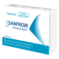 Sanprobi – ACTIVE & SPORT, suplement diety – 40 kapsułek