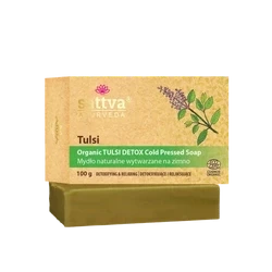 Sattva Organiczne mydło Tulsi 100g KRÓTKA DATA 2025-12-31