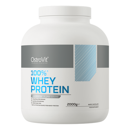OSTROVIT 100% Whey Protein - smak białej czekolady (2000 g)