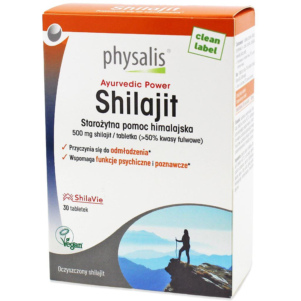 Мумиё Physalis Shilajit 500 мг, 30 таблеток
