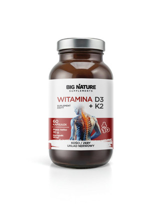 Big Nature D3 + K2 60 kaps.