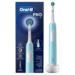 ORAL-B BRAUN SZCZOTECZKA ELEKTRYCZNA PRO1 BLUE D305.513.3 (1x rączka, 1x koń., ładowarka)