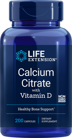 Calcium Citrate with Vitamin D (200 kaps.)
