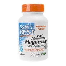 Doctor's Best High Absorption Magnesium - Magnez 120 tabl.