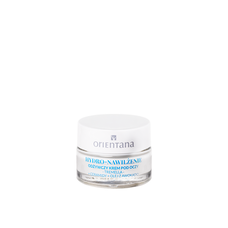 Orientana Hydro Nawilżenie Odżywczy Krem pod oczy Tremella Ceramidy Olej Awokado, 15ml