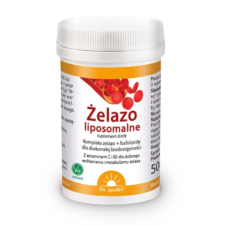 Dr. Jacobs - Żelazo liposomalne 64 g