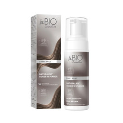 beBIO Naturalny toner w piance Zimny Brąz 120ml