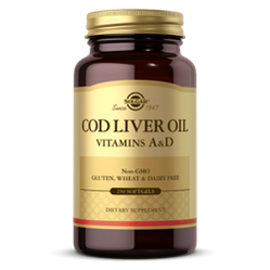 Cod Liver Oil - Vitamins A&D (250 kaps.)