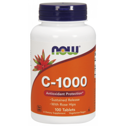 Witamina C 1000 mg o przedłużonym uwalnianiu (100 tabl.)