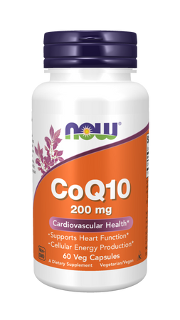 NOW FOODS Koenzym Q10 200 mg (60 kaps.)