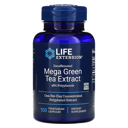 Life Extension Mega Green Tea Extract - Zielona Herbata ekstrakt 725 mg - 100 kaps.