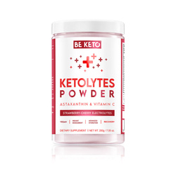 Keto Elektrolity w proszku Truskawka Wiśnia