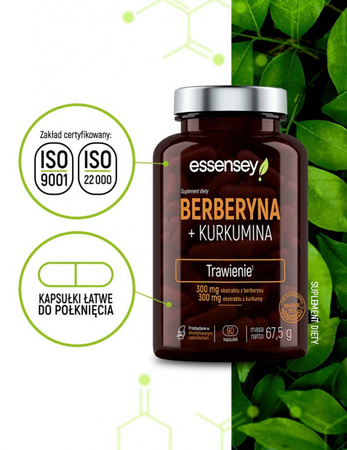 ESSENSEY BERBERYNA + KURKUMINA 90 kap
