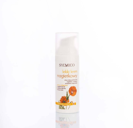 Sylveco - Ziołowa pielęgnacja. Lekki krem nagietkowy - 50 ml