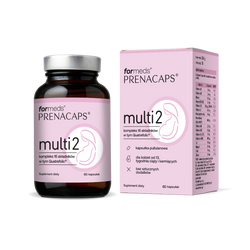 ForMeds Prenacaps multi 2 kompleks witamin dla kobiet od 13 tygodnia ciąży i karmiących 60 kaps.