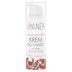 Vianek, Przeciwzmarszczkowy krem do twarzy na dzień do cery tłustej, 50 ml