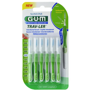 GUM Trav-Ler szczoteczki międzyzębowe 1,1mm 6 sztuk